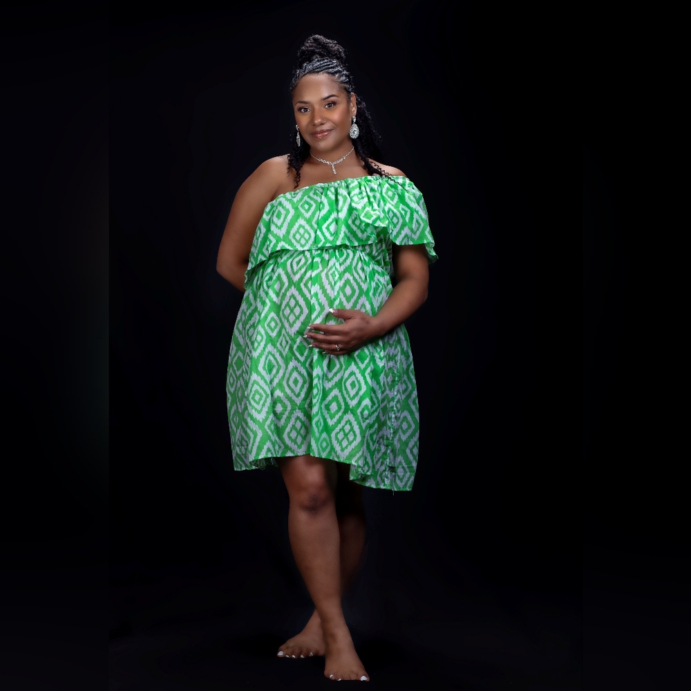 Green Maternity Dress
